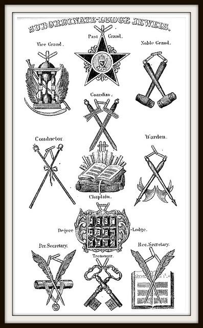 oddfellow symbols.